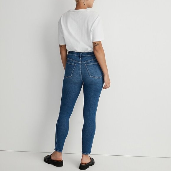 Madewell Curvy 10" High-Rise Skinny Jeans in Eardley Wash Size 28 - Picture 5 of 12
